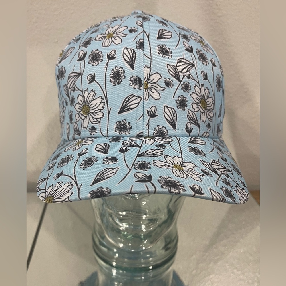 Unbranded/ Aqua blue floral/ nice women hat